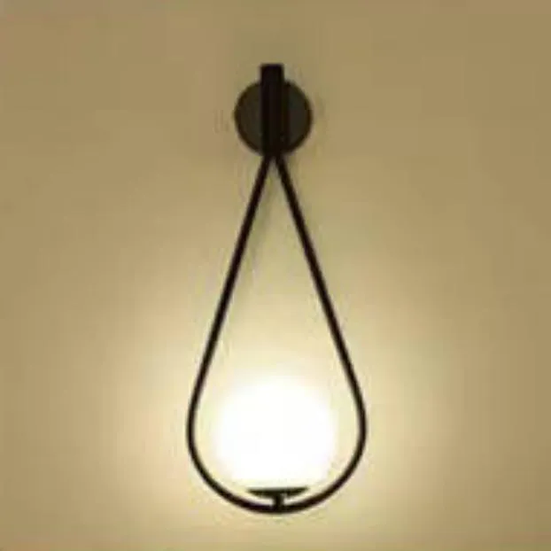 Glass ball: D15cm Black F