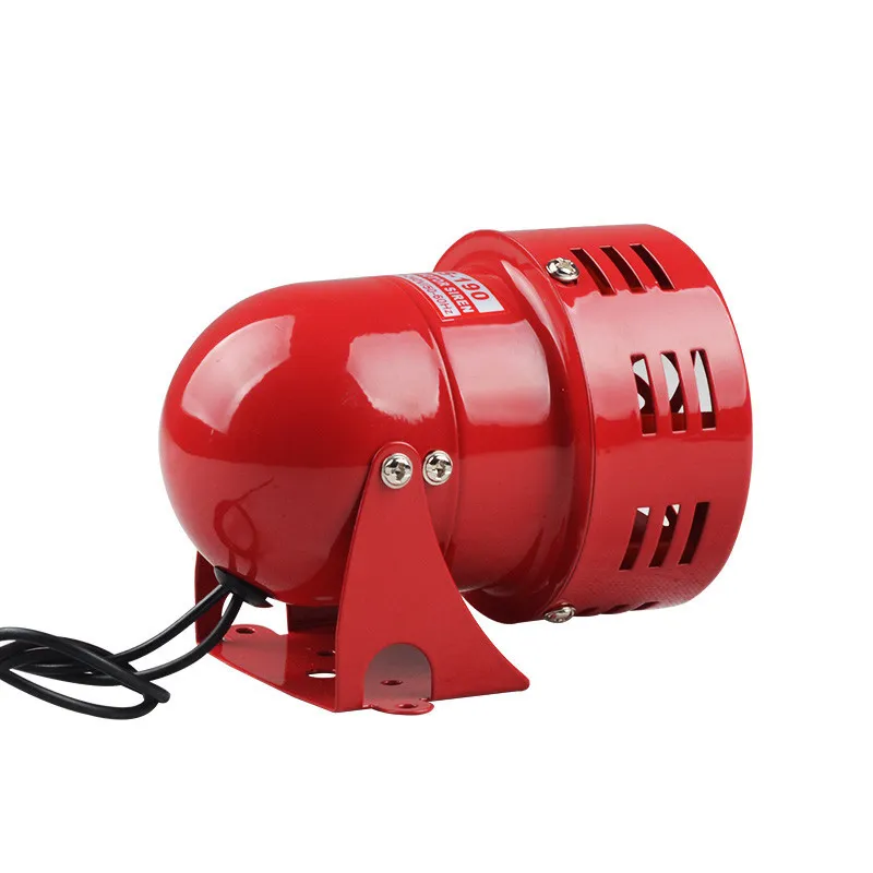 MS-190 Mini Industrial Alarm 120dB 12V 24V 220V Warehouse Factory Compact and Easy to Install Emergency Alarm