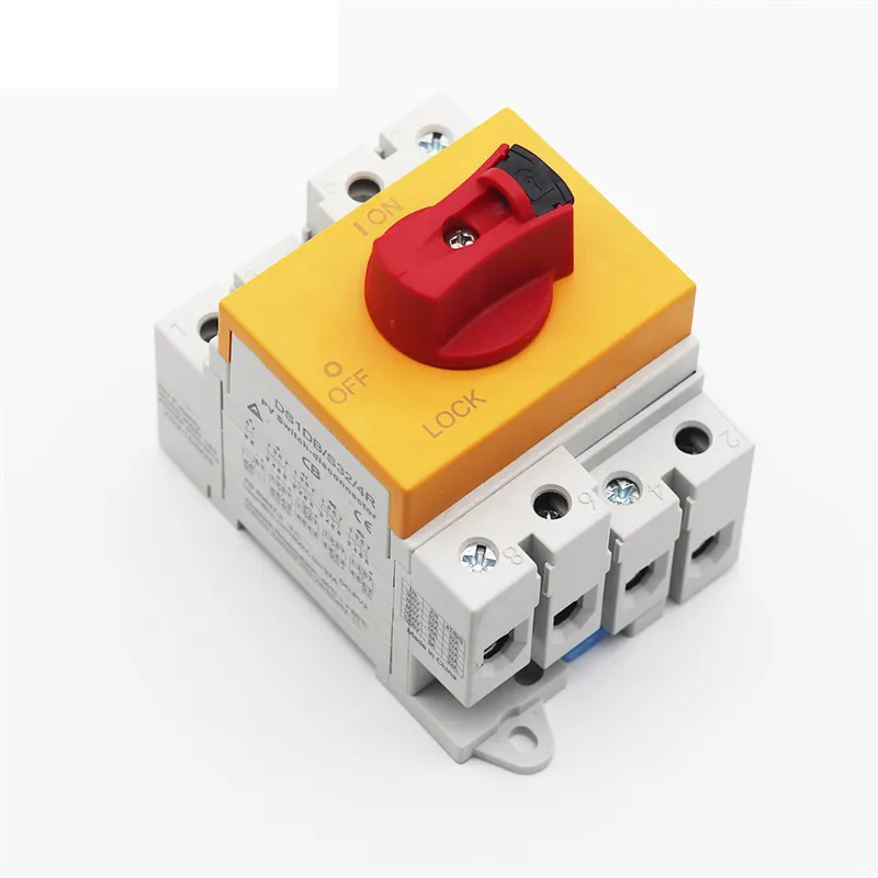 Solar Pv Isolator Switch Disconnector 1000V DC  4P/32A