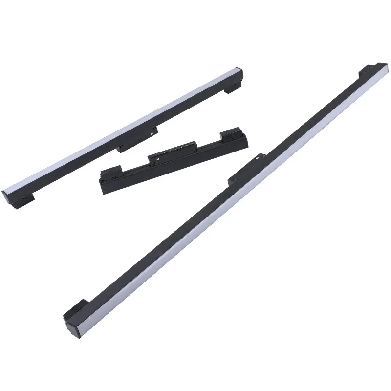 [SG20-A600- 24F] 24W, Black, Magnetic Track Flood Light Module CCT: One of 3000K/4000K/6000K Non Dimmable, CRI: 80 LED Chip: Osram Beam Angle: 120°,L600*W22*H25