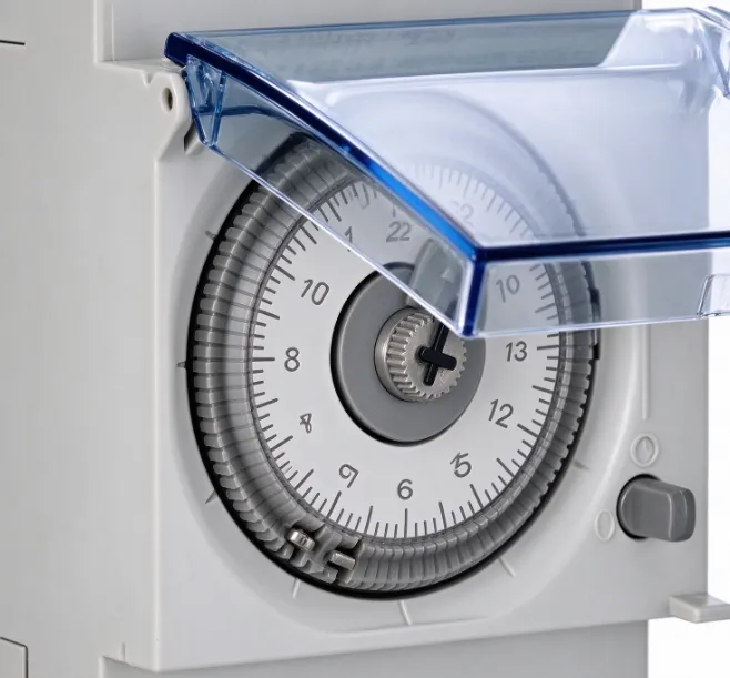 Rotary Mechanical Timer Switch, 230V 16A 24 Hour DIN Rail Mount
