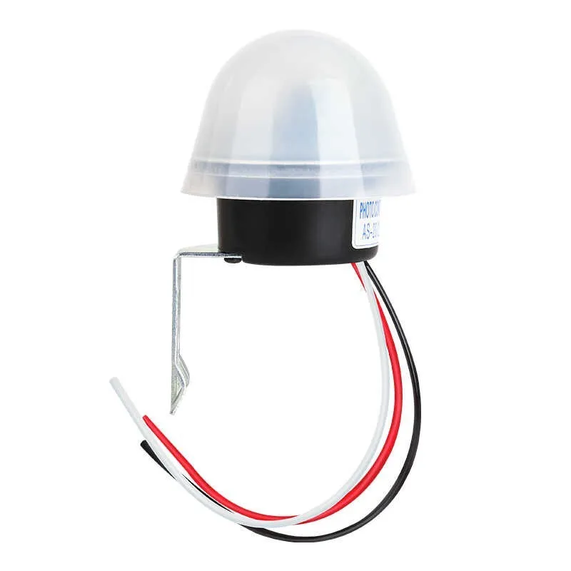 Photo Control Light Switch AC220V 10A Automatic Sensor for Outdoor Lighting with Delay and Anti Interference