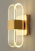 Modern creative screw shape living room backdrop wall lamp designer personalized bedside acrylic wall light