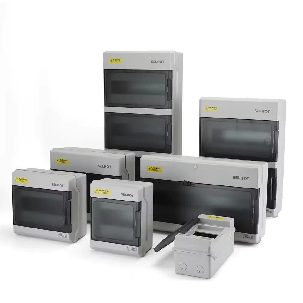 SHPN Series 18 Ways Outdoor Electrical Distribution Boxes Waterproof Surface Mounted DB Box