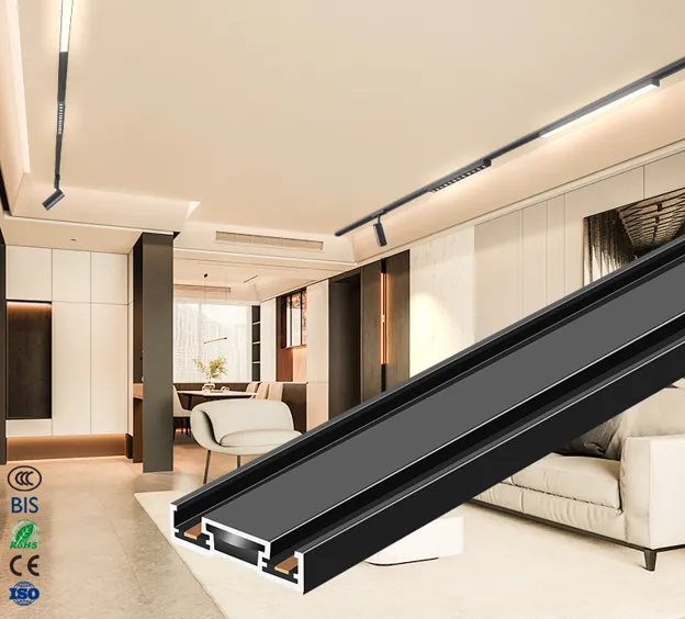 Ultra Thin Recessed Ceiling Magnetic track-0.5m