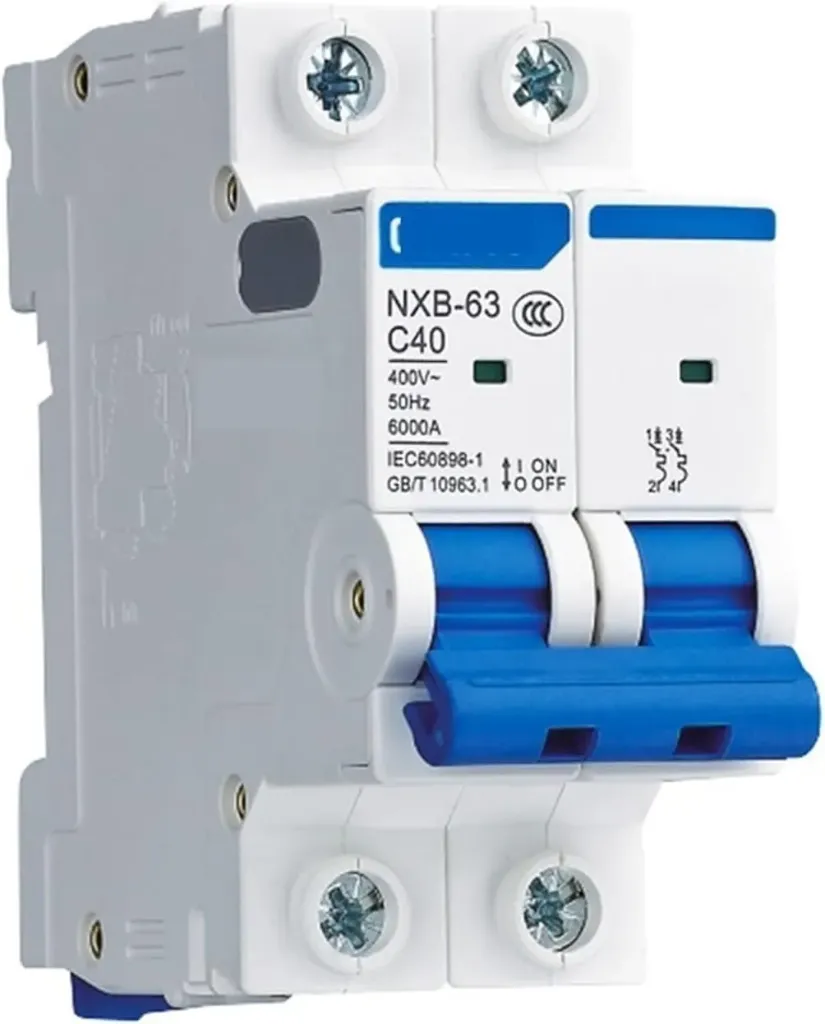 CHINT NXB-63 Mini Circuit Breaker C Curve 2P C40