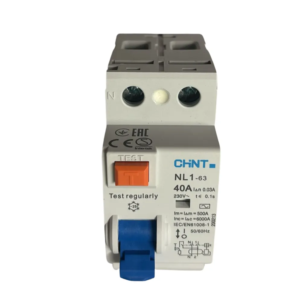 Chint NL1-63 Residual Current Circuit Breaker 2P 40A 30mA AC