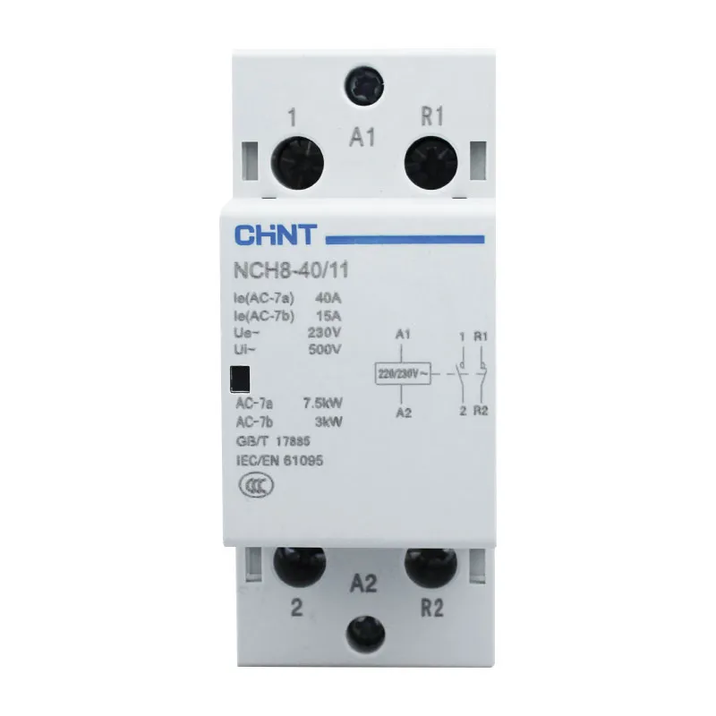 CHINT Modular AC Contactor NCH8-40/11 220/230V