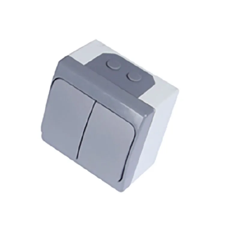 Surface waterproof 2 gang 2 way switch