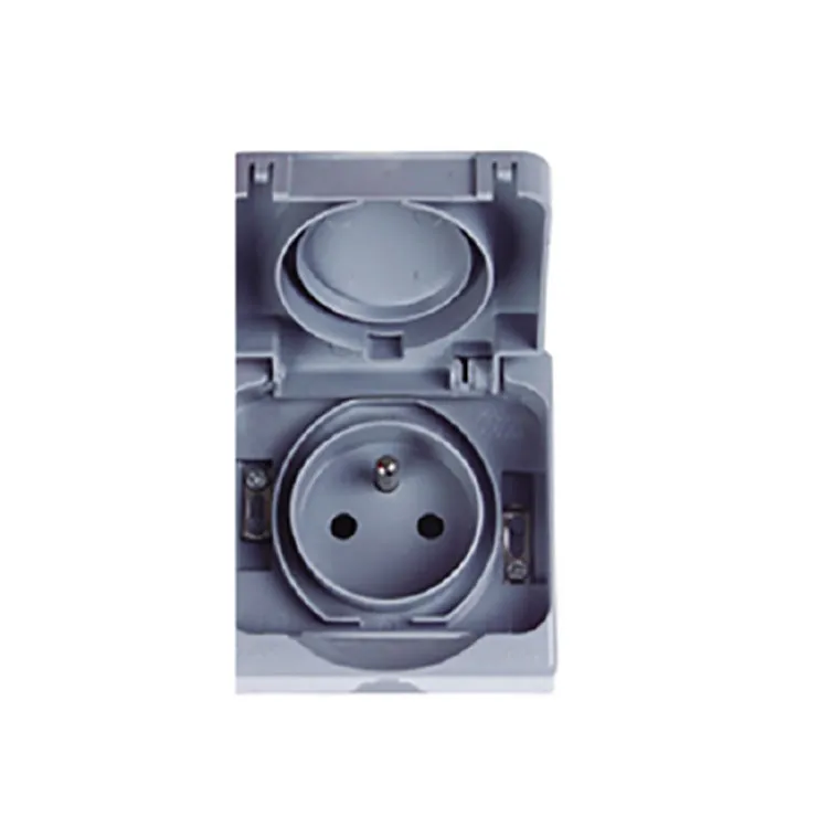Surface waterproof 2P + T socket