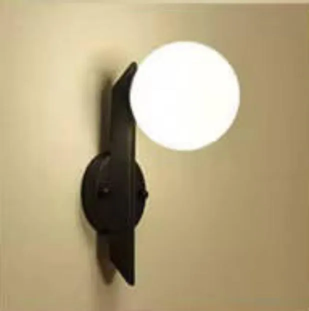 Glass ball: D15cm Black C