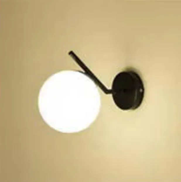 Glass ball: D15cm Black B