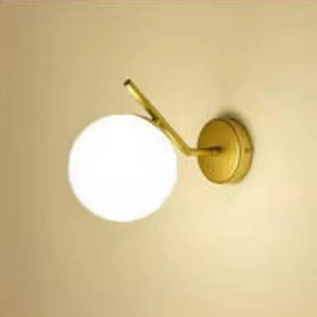 Glass ball: D15cm Gold B